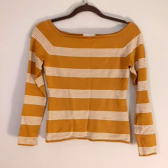 Yellow Striped Sweater - Picture 1 of 3